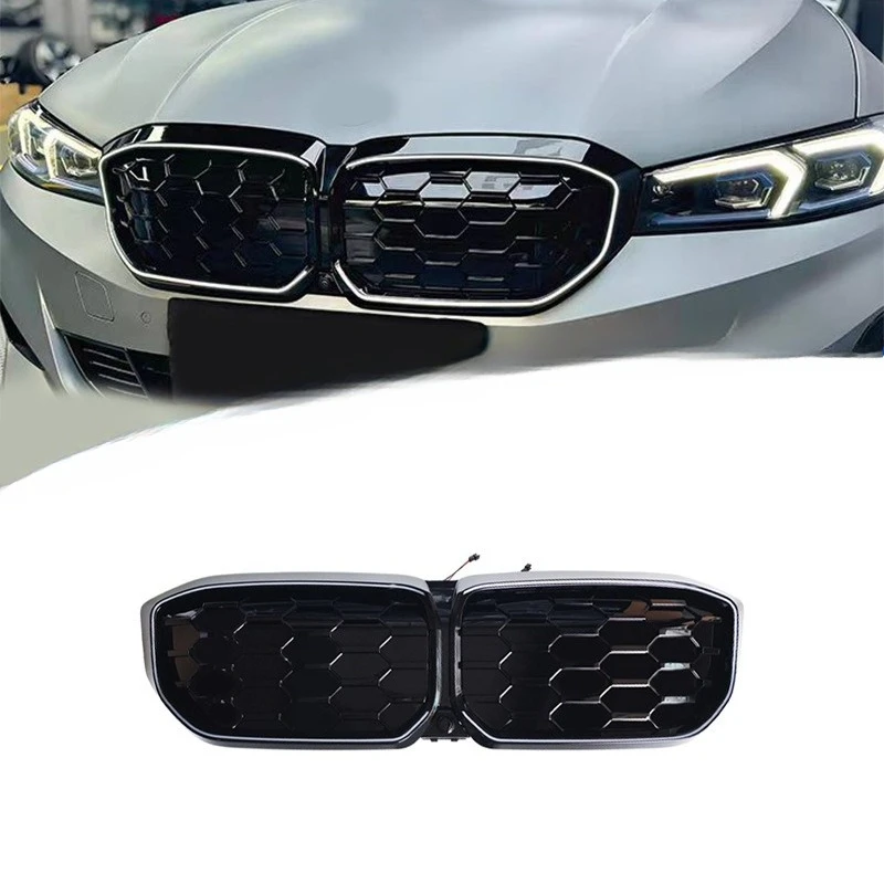 

For BMW i3 Electric 2022-2024 Models Meteor Flow LED Light Front Grille PC Material Direct Fit OEM Replacement Exterior Upgrade