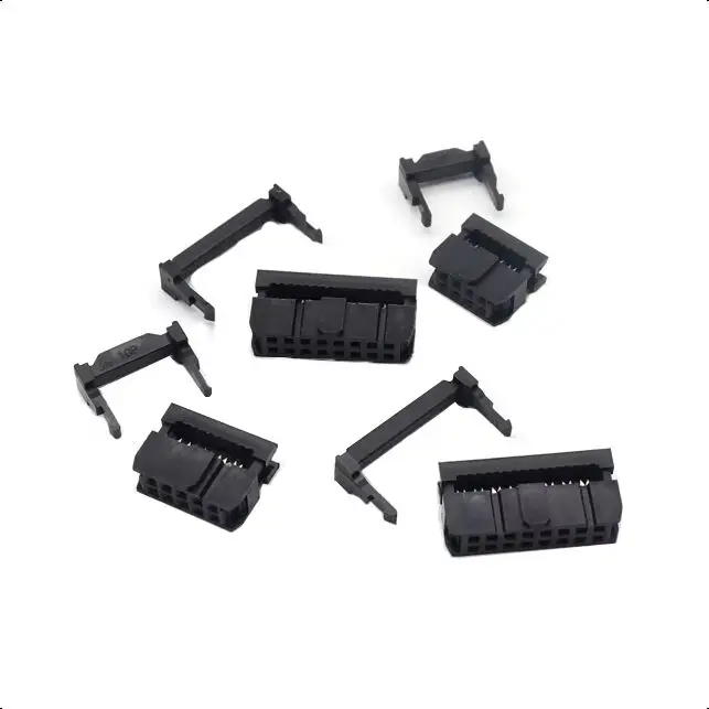【10PCS】FC 6P/8/10/12/14/16/18/20/24/26/30/34/40/50/60/64 Pin 2.54mm Pitch Female IDC Socket Connector Ribbon Cable Connector