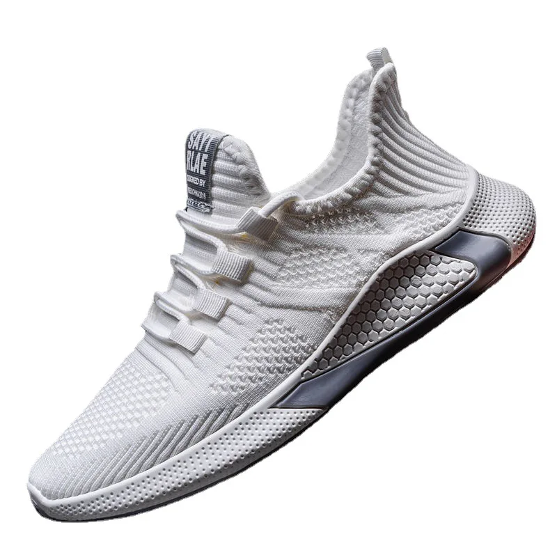 2021 Spring Autumn New Brand Designer Casual Mesh Shoes Men Breathable Running Shoes Men Comfortable All-match Flat Men Sneakers