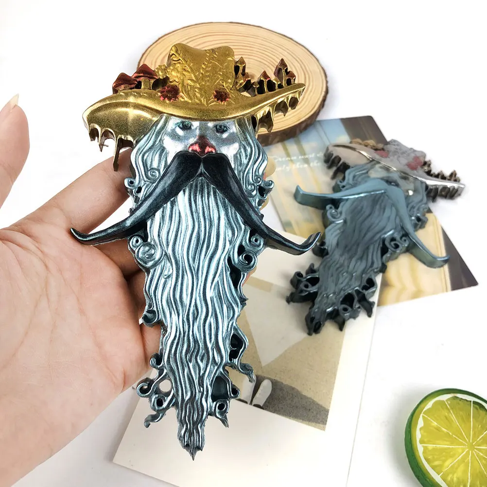 

Old Man for DIY Crafts Non Stick Silicone Molds White 9202 Easy Clean Diy Silicone Mold Diy Supplies Wizard Hat