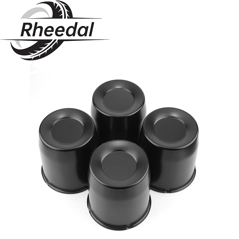 

Rheedal 4PCS 130mm/5.12" Hub 120mm/4.72" H Push Through Wheel Hub Center Caps For Trailers Trucks SUVs RV Wheel Rims Carbon