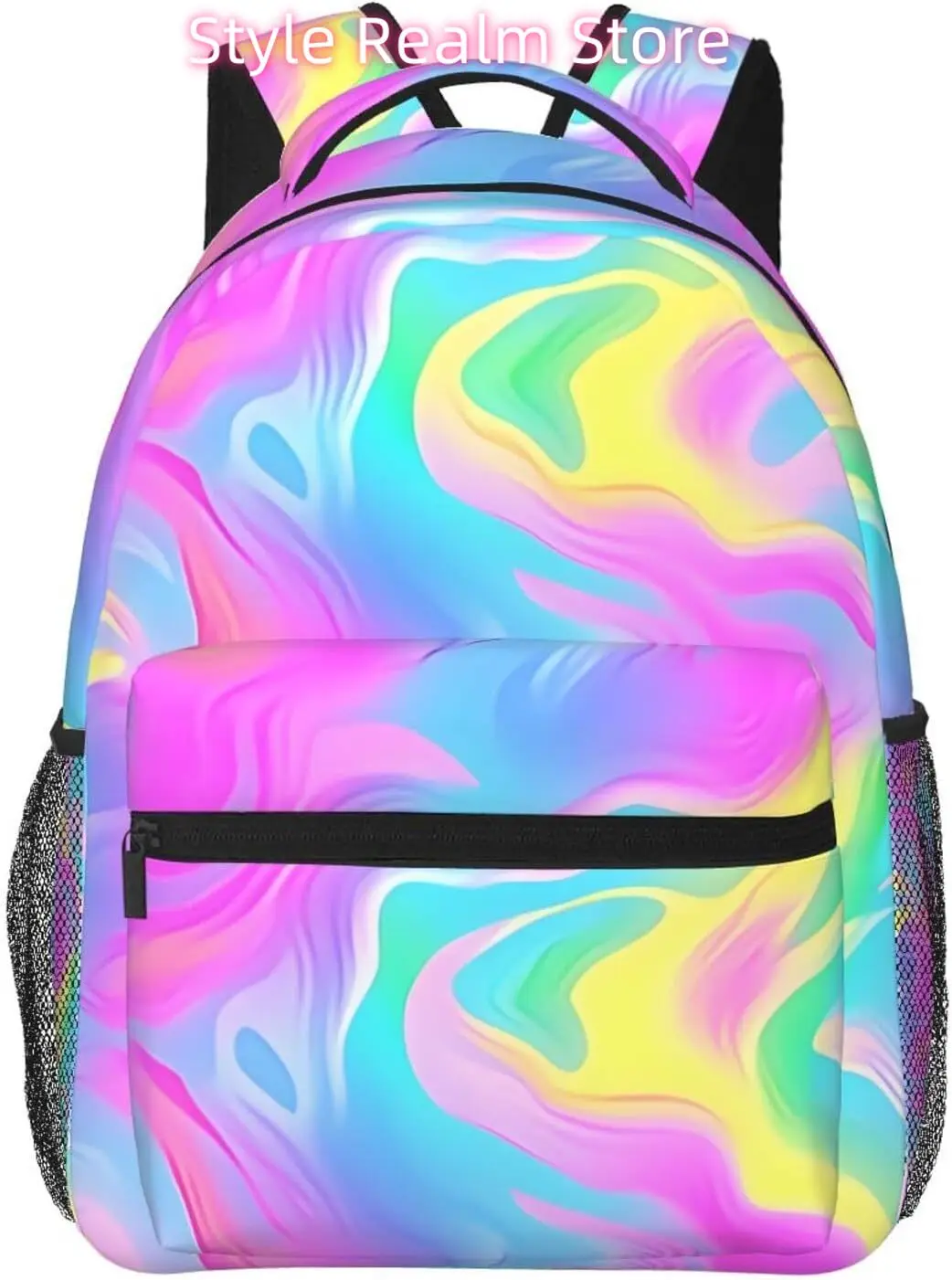 

Сумка для ноутбука «Снова в школу», красочные текстурные узоры, легкий рюкзак для ноутбука, легкий многоцелевой дорожный повседневный рюкзак U