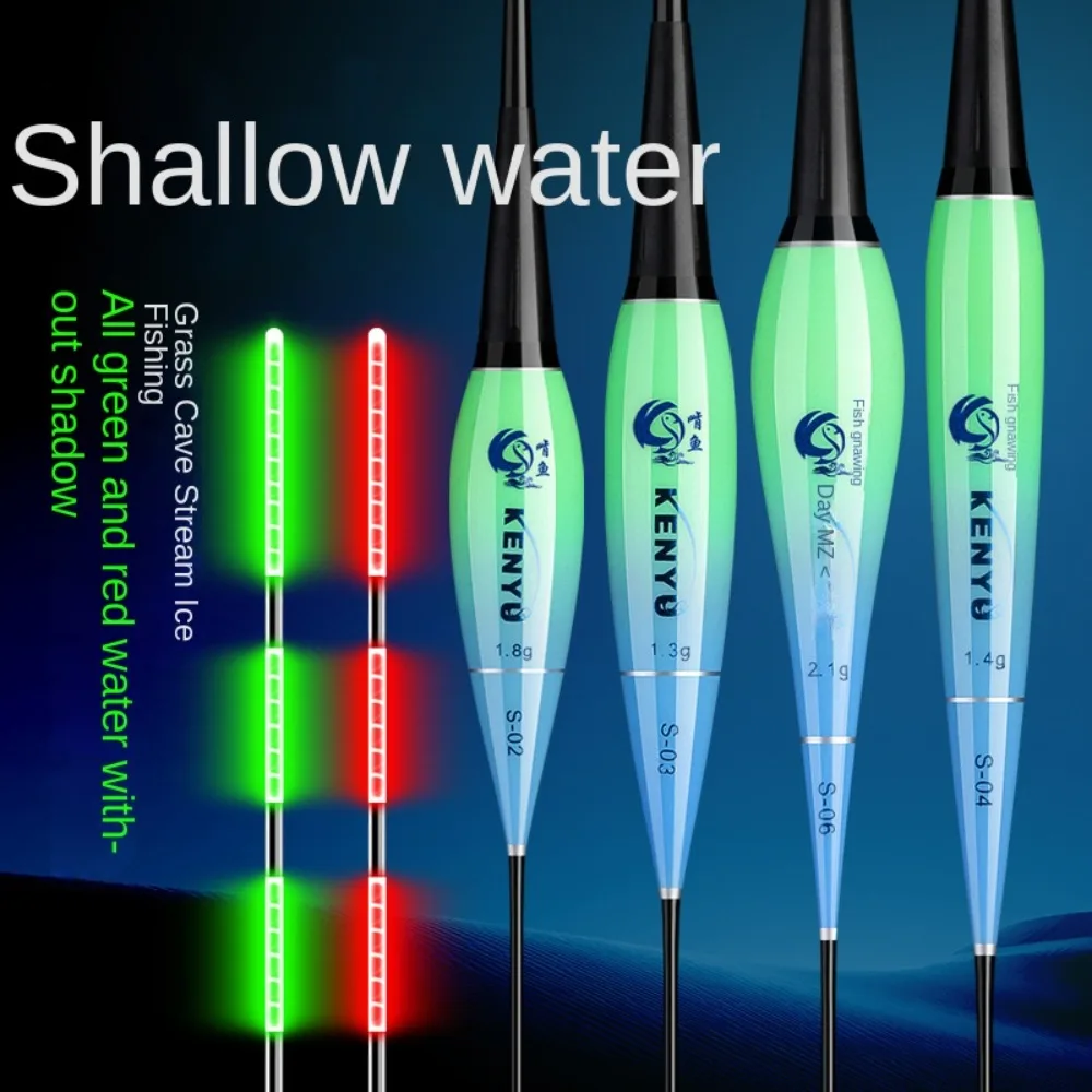 

New Indicator Fishing Lure Slip Drift Tube Buoy Strike Bobbers Bite Hook Color Change Floats Night fishing