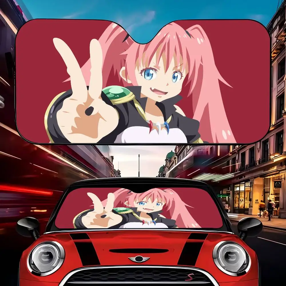 That Time I Got Reincarnated As A Slime Windshield Shade Car Reflector Protector Window Visor Screen Cover Vehicle Windscreen