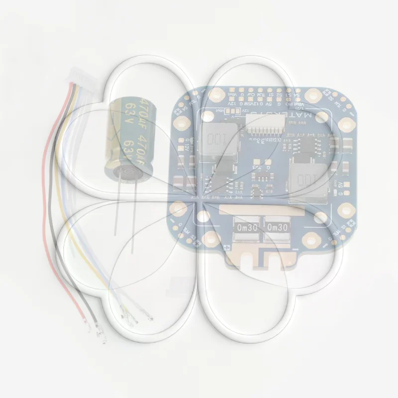 MATEK FCHUB 12S V2 Power Distribution Hub High Compatibility 8V-60V Input for All FPV Quadcopter Builds