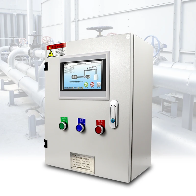 

Batch Water Filling Controller Connect Flow Meter, and Valve Test Liquid,,oil Pulse ,4-20mA and RS485 Output