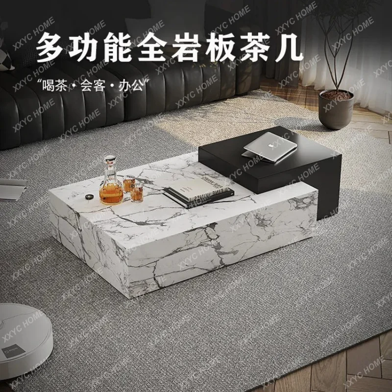 XXLuxury Auxiliary Side Table Combination Low Table Living Room Service Coffee Table Lounge Center  Furniture