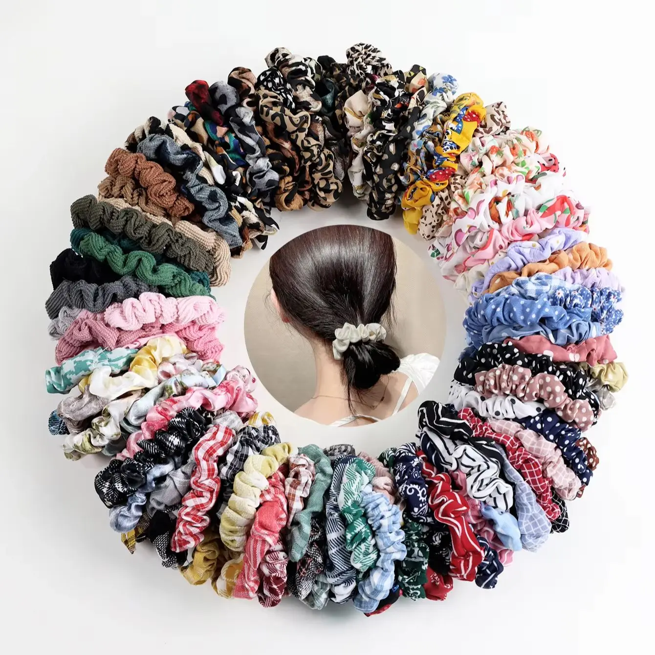 30 Stück einfarbige, haarfreundliche, kleine, elastische Haargummis, einfache, vielseitige Haarbänder, Haar-Accessoires (zu viele Farben, 30 Stück) – Detail 2