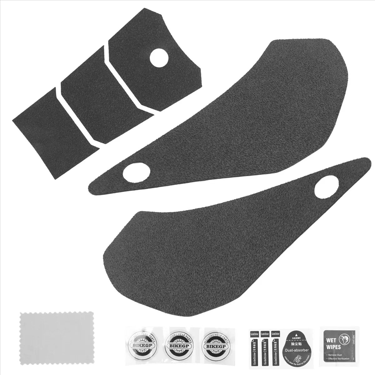 Compatible Motorcycle Tank Pad Anti Slip Protector Stickers Knee Grip Side Decals Accessories for FZ6 FZ-6 2004-2011