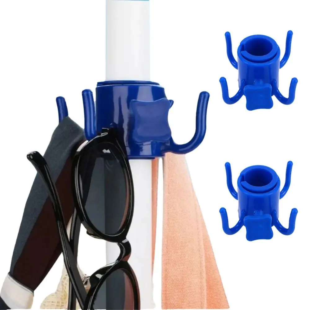 

Универсальные крючки для пляжных зонтов, вешалка, компактный полезный четырехугольный крючок, износостойкие аксессуары для зонтов из полипропилена