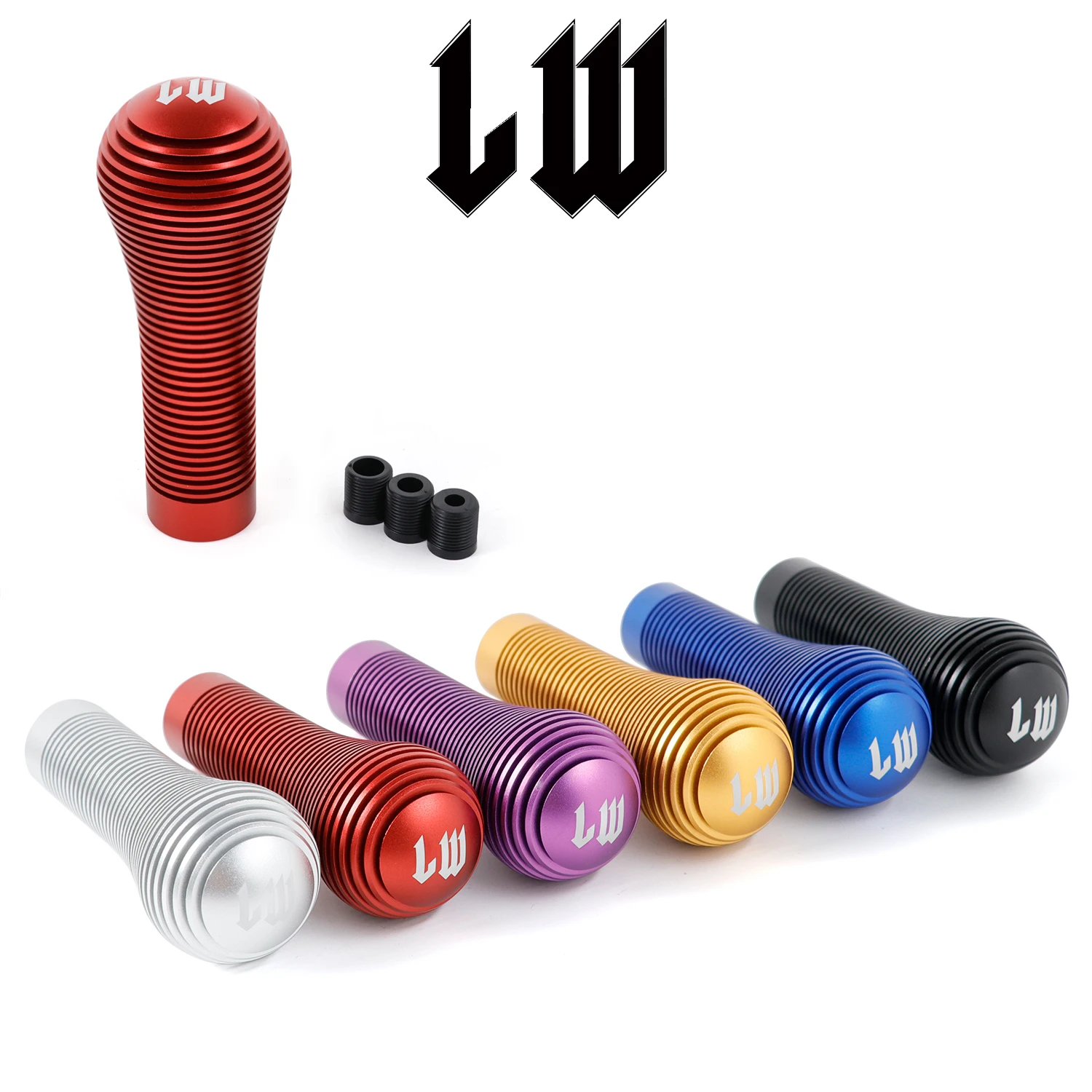 LW Hollow Out Design Extended Car Gear Shift Knob Shifter Lever Head