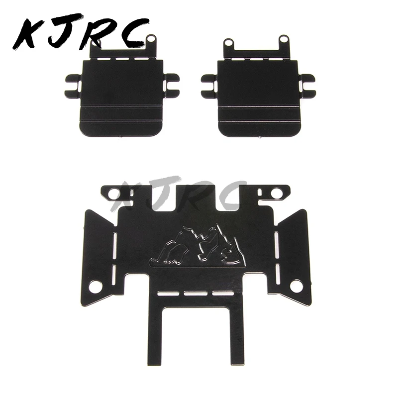 

KJRC TRX4M 3pcs Stainless Steel Chassis Armor Axle Protector Skid Plate Set for TRX4M TRX4-M 1/18 RC Crawler Car Upgrade Parts