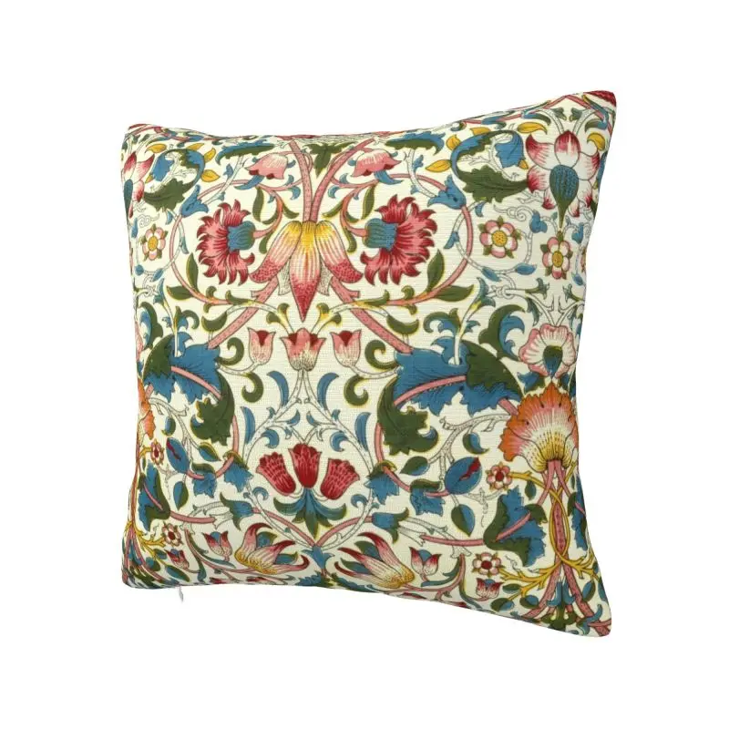 Custom William Morris Cushion Covers Floral Textile Pattern Velvet Luxury Throw Pillow for Car Sofa