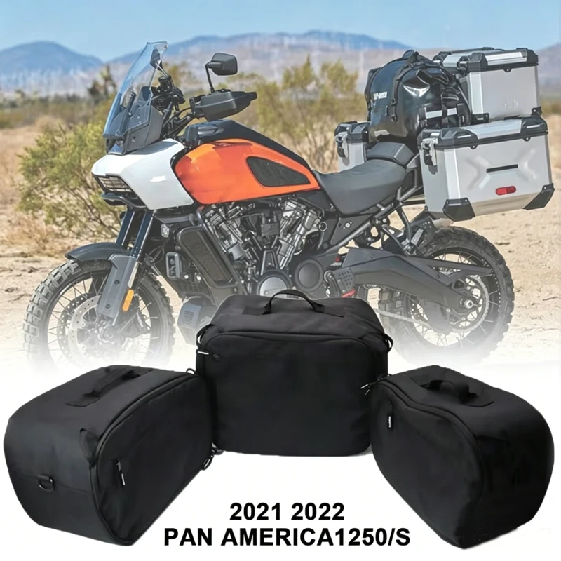 for Pan America Motorcycle Top Liner Bag for Harley PA1250 S RA1250 2021-2022 Saddle Luggage Inner Waterproof Accessories