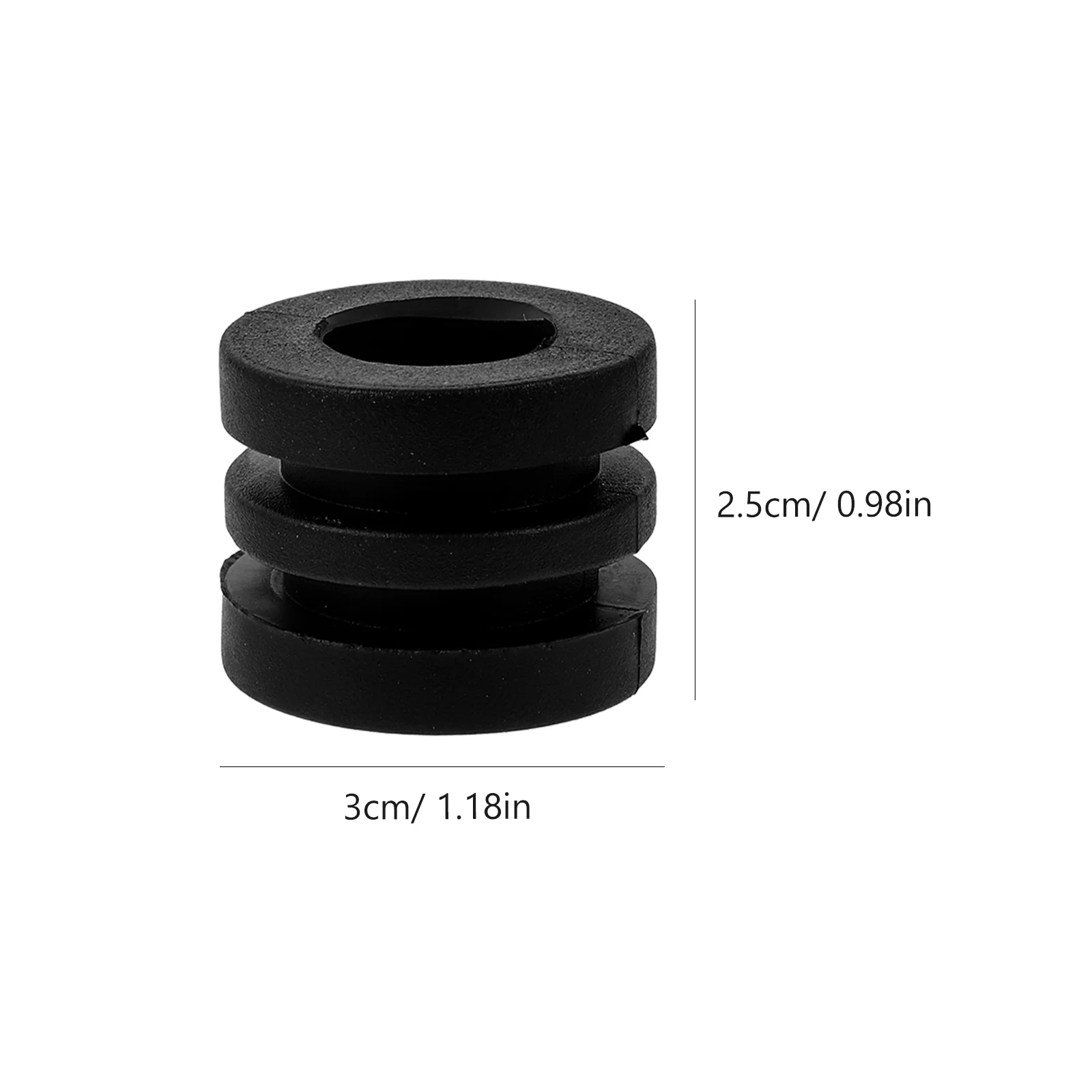 16 Pcs Impact Buffer Pads Elastic Gaskets Parts Foosball Bumpers Footballs Table Machine Washers for Plastic Small Man