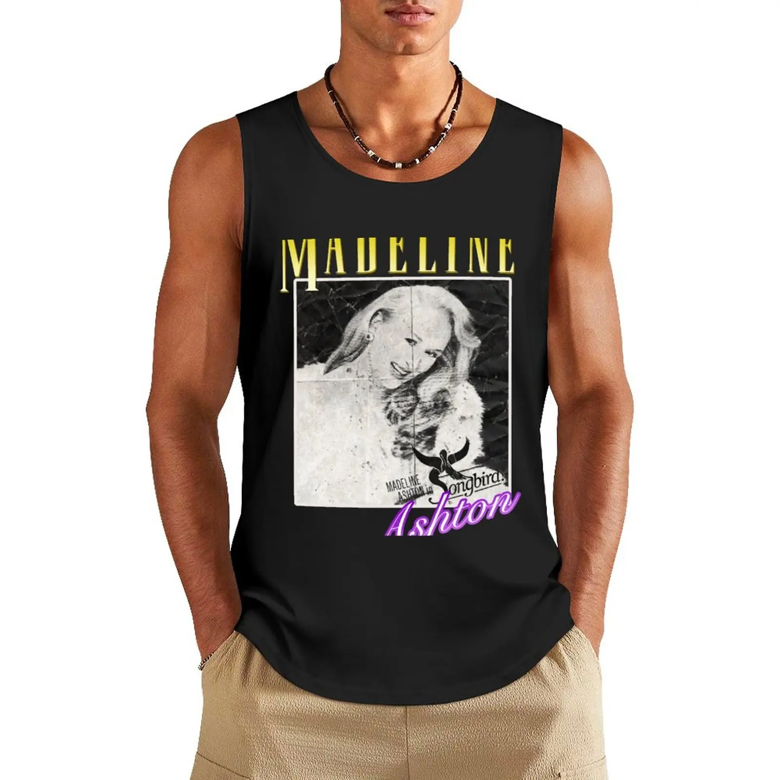 

Майка мужская Madeline Ashton, тенниска без рукавов, майка для спортзала, одежда для баскетбола