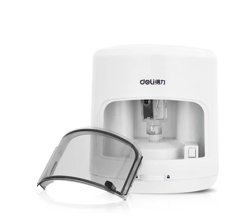 Deli 0502 Convenient Electric Pencil Sharpener Fast Sharpen Automatic Pencil Sharpener At School Classroom Office Home