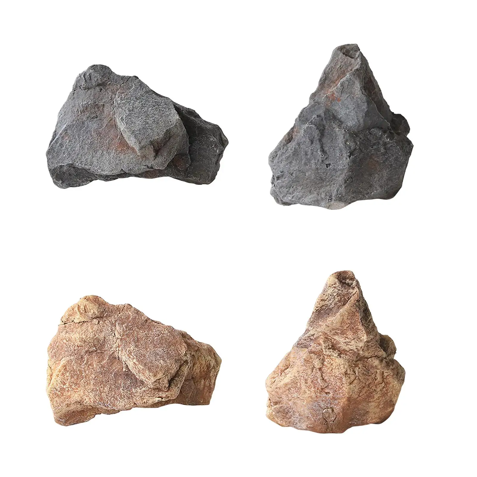 Artificial Rock Realistic Texture Ornament Sandstone Landscape Faux Stone for Homes Aquarium Hotels Rivers Decorating