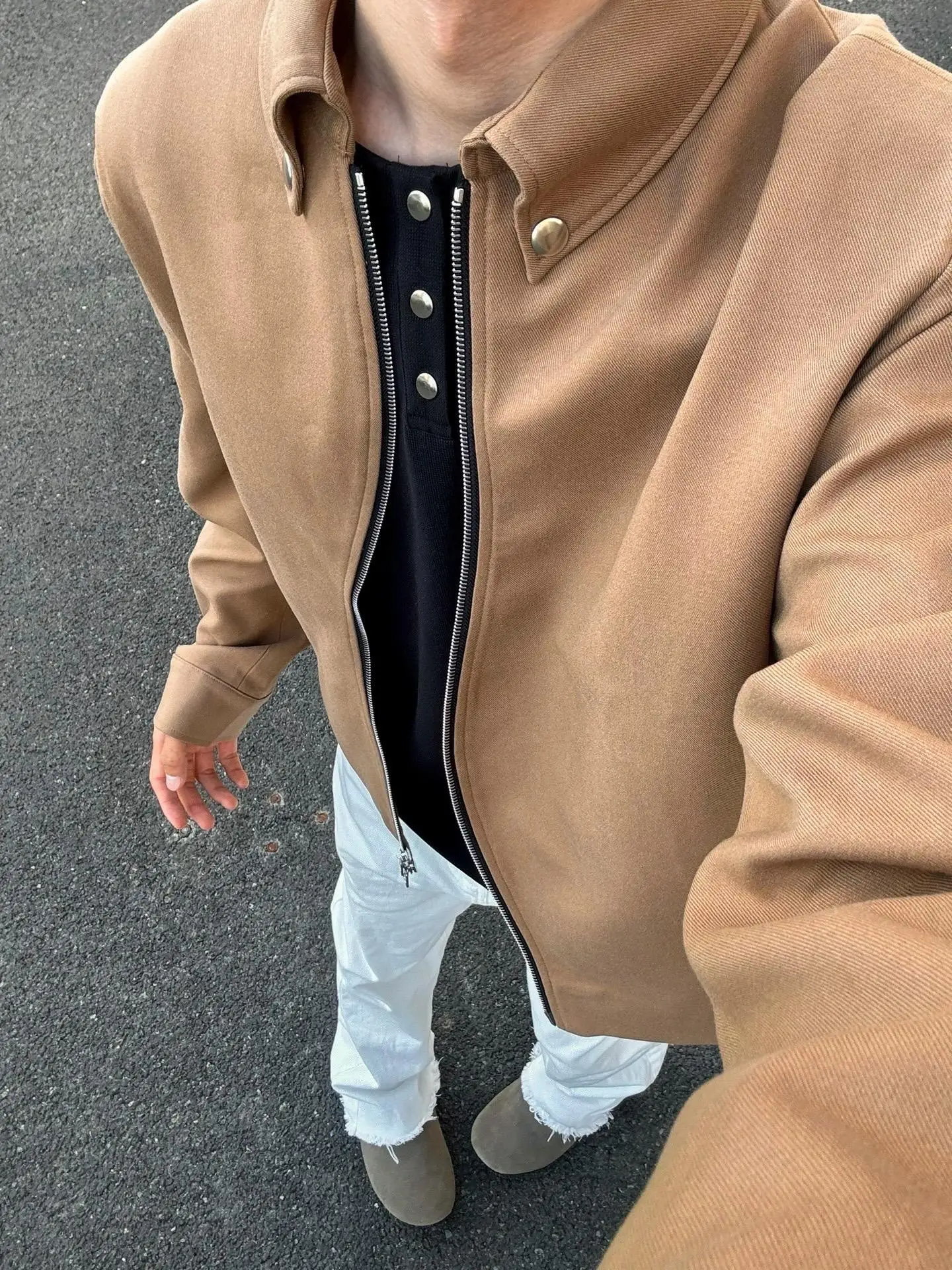 

Молния S-ape ort Jaet Мужской молодежный Sle Ранняя осень Винтаж Бейсбол orm American Flight Jaet Свободный крой из хлопка