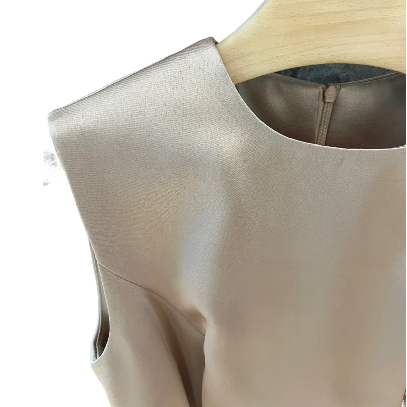 드레스 편안하고 세련된 올 매치 하이 스트리트 패셔너블 아름다운 25 고급스러운 빈티지 스타일 캐시미어 드레스 – 소프트 AF1815