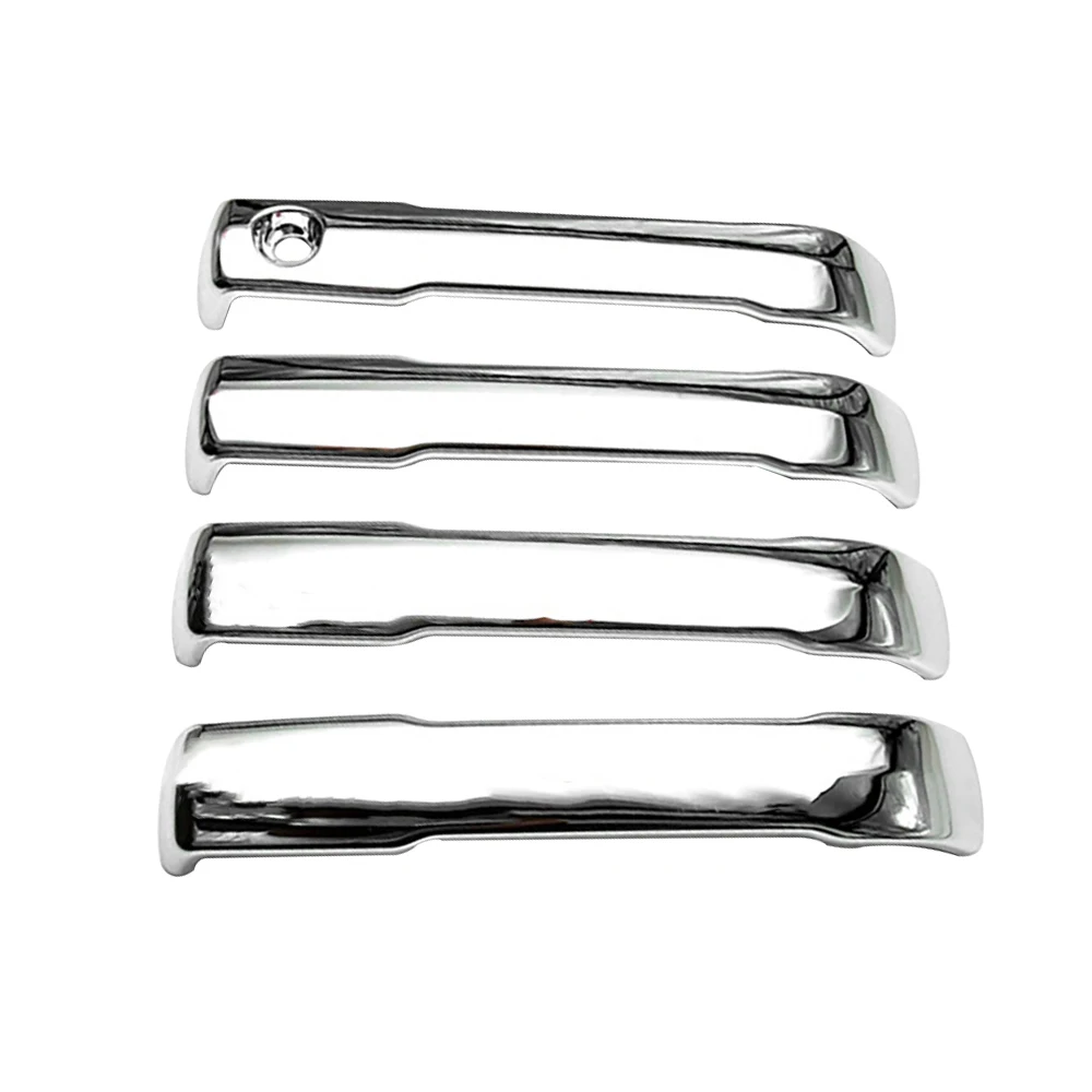 4Pcs Chrome Car Exterior Door Handle Cover Trim Shell Cover For Toyota Tundra 2022