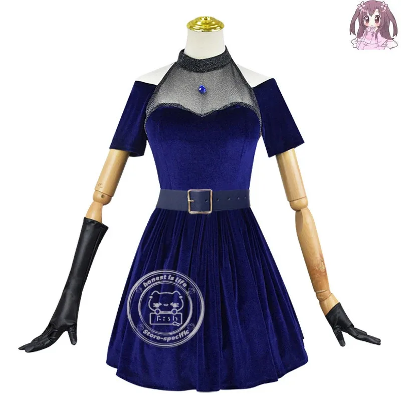 Mizi Clothing Dress Velvet Skirt Anime Alien Stage Mizi Mizi Full Uniform Cosplay Costume