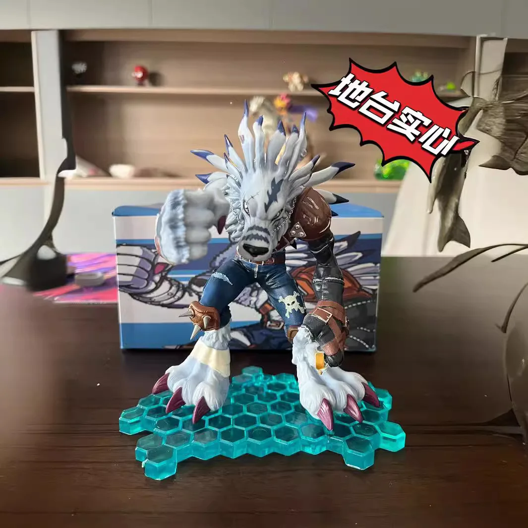 Bandai 19cm Anime Digimon Orc Garuru Greymon Figure Greymon Action Figures Pvc Statue Desktop Collection Model Toys Kid‘S Gifts