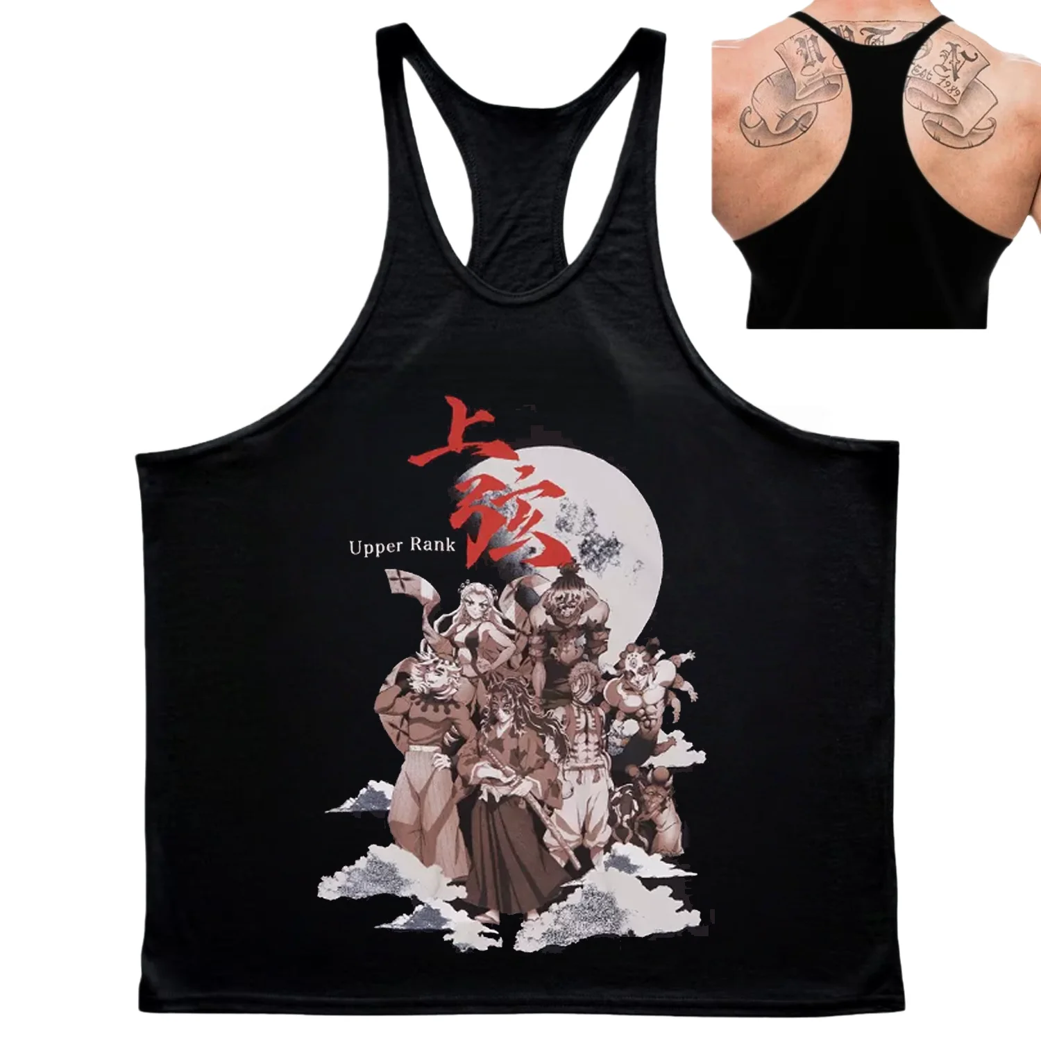 

Жилет из чистого хлопка с принтом японского аниме «Убийца демонов», повседневный удобный мужской и женский летний модный жилет большого размера, одежда