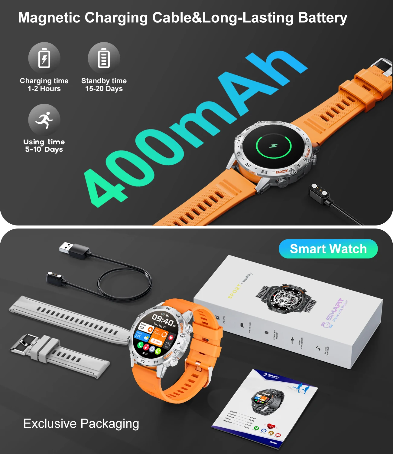 LIGE Smart Watch New1.39
