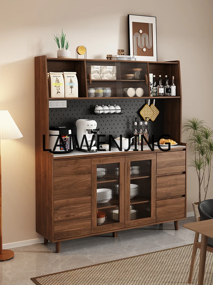 

Solid Wood Sideboard Integrated Wall Living Room Tea and Coffee Kitchen Locker