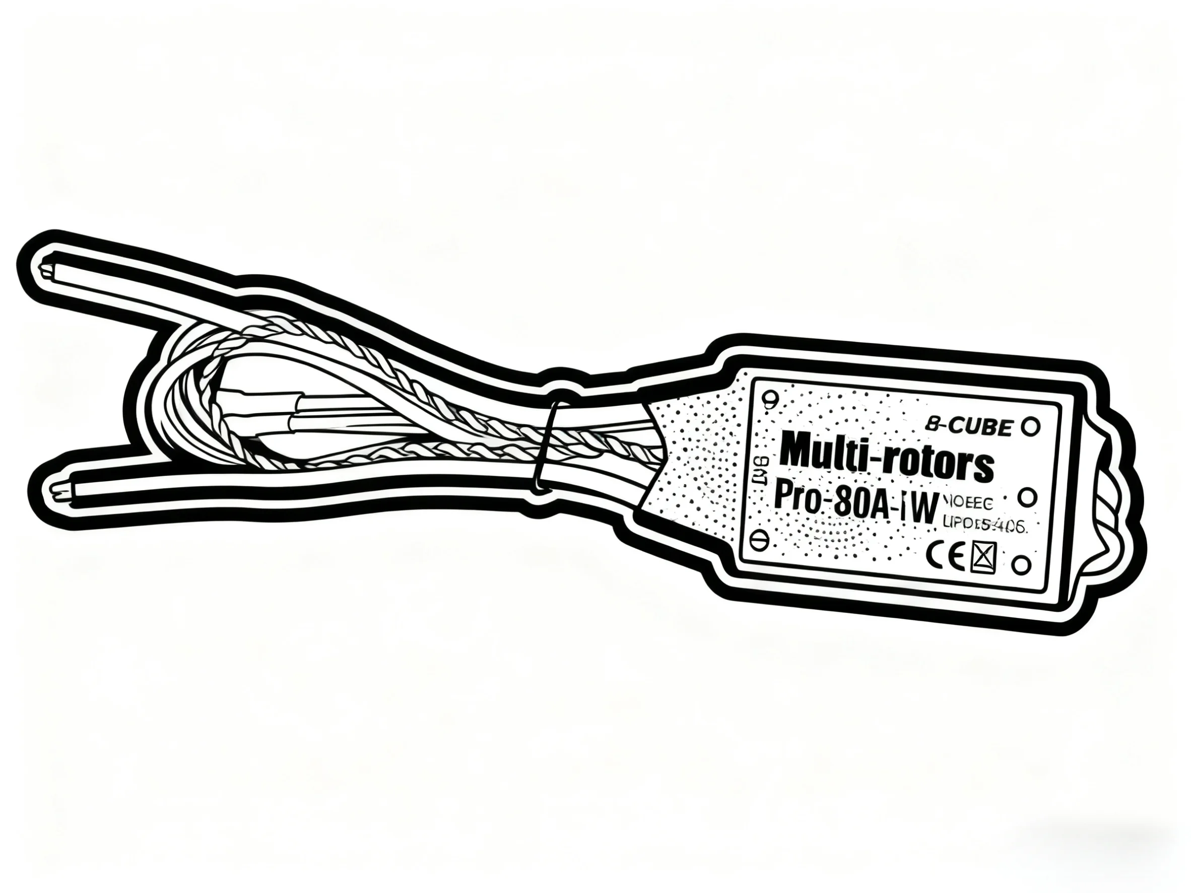 

Happy B-CUBE Multi-rotors pro 80A HV V3 ESC бесщеточного высоковольтного ESC для DIY сельскохозяйственного мультироторного дрона