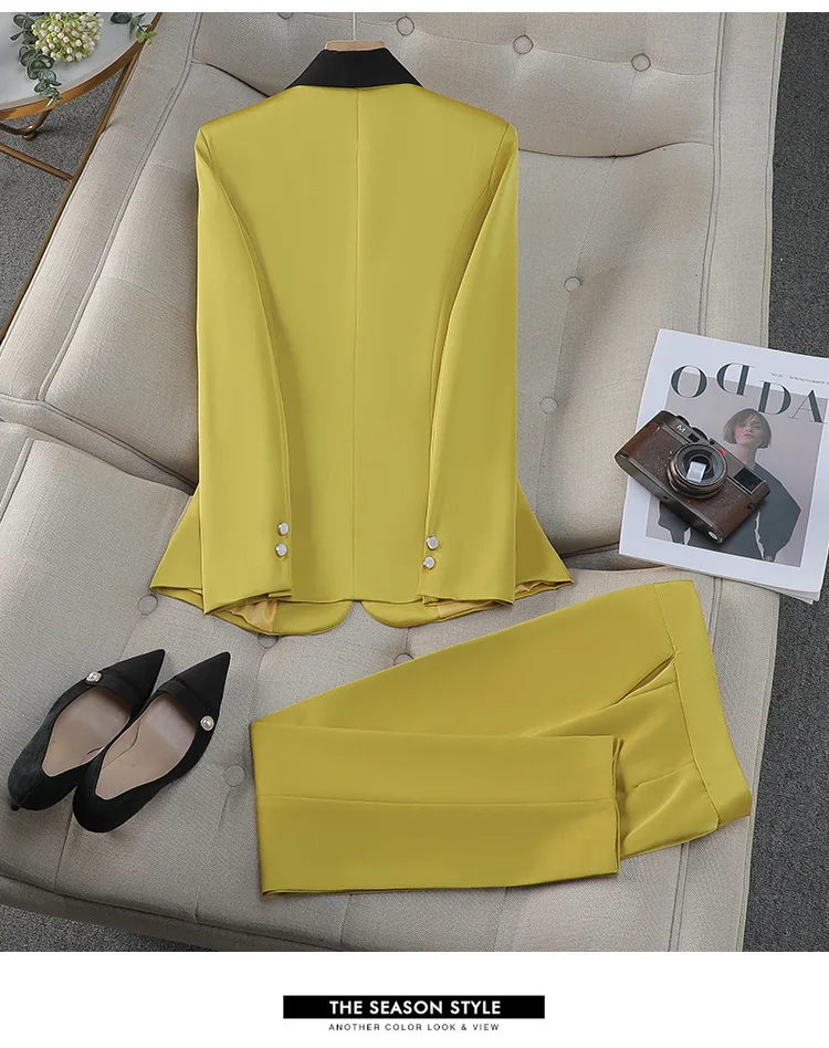 Abito viola da donna Primavera Autunno 2025 Abbigliamento formale professionale in stile dea di fascia alta per presentatori y2k Nuovo arrivo