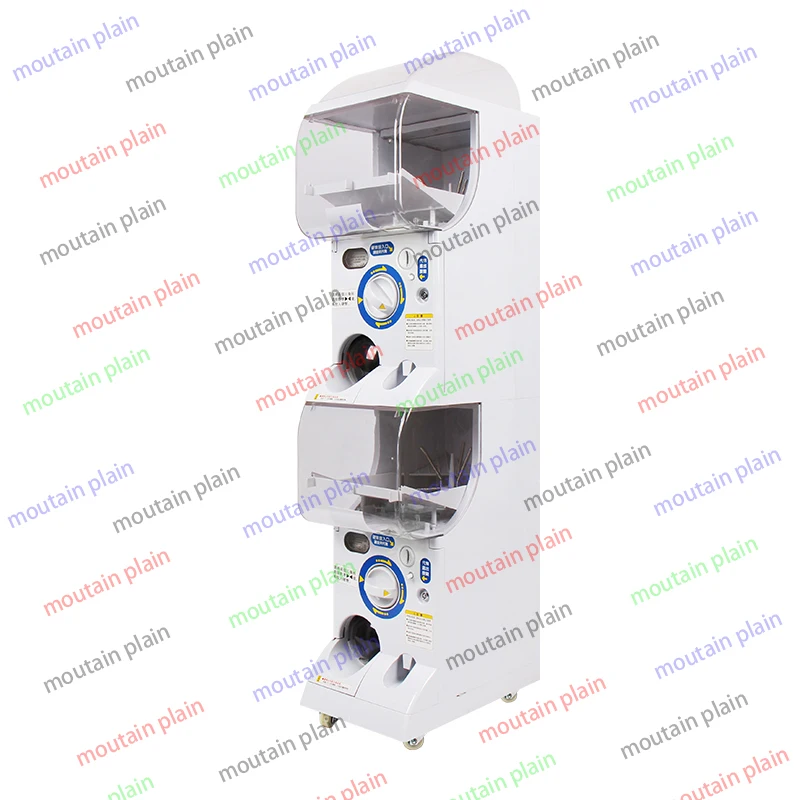 Capsule Vending Machine  White Color Token Operated Gachapon Machine