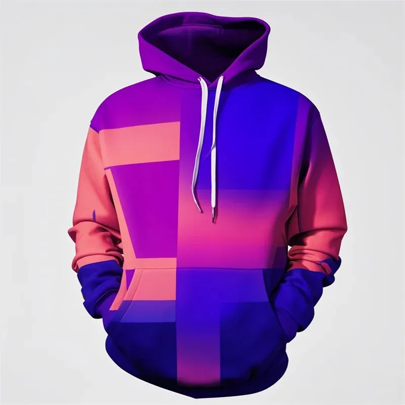 

Stylish Men Casual Personality Hip Hop 3d Printed Hoodie Loose Breathable Street Trend Sports Comfortable Breathable Jumper