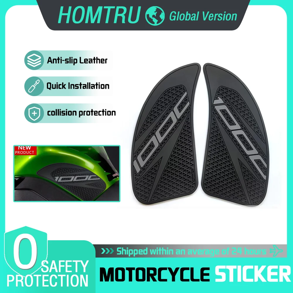 

motorcycle modification anti slip fuel tank pad PVC sticker kit For Kawasaki Z1000SX 2011-2012 Z1000SX ABS 2011-2016