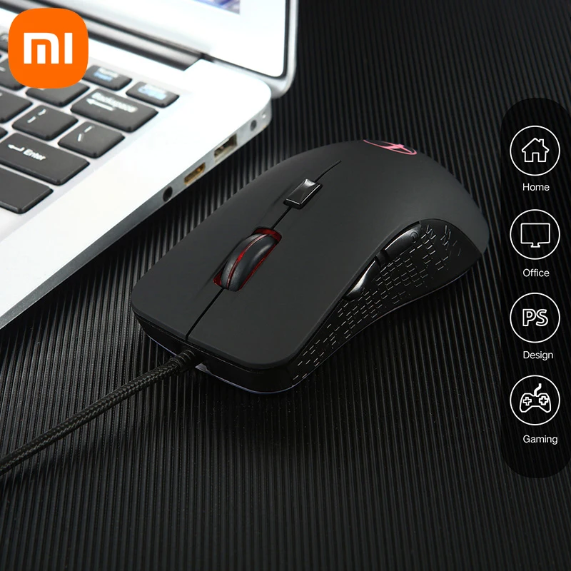 Xiaomi Heating Wired Mouse Gaming Mouse Adjustable Temperature High Quality Game Photoelectric Mouse For PC Computer And Laptop