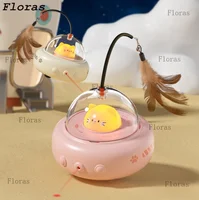 Teaser plumas sensor eléctrico para gatos