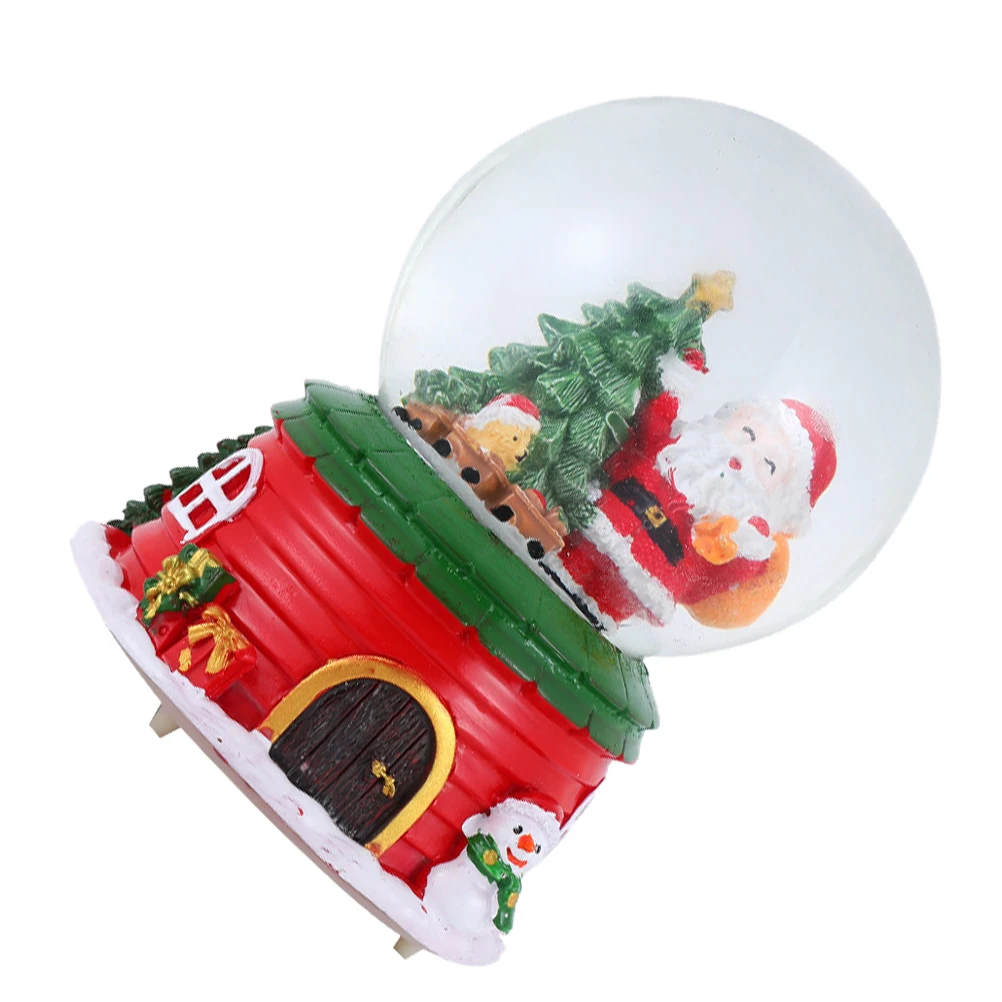 

Glowing Music Crystal Ball Home Decor Desktop Decoration Christmas Musical Decorations Decorative Snow Globe Decorate with