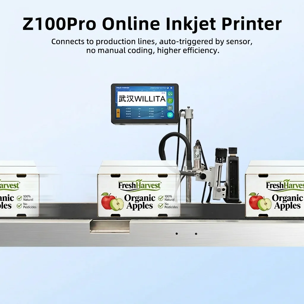7-Inch Tij Online Inkjet Printer Expiration Date Printing Automatic Coding Inkjet Printer For Packaging Machine