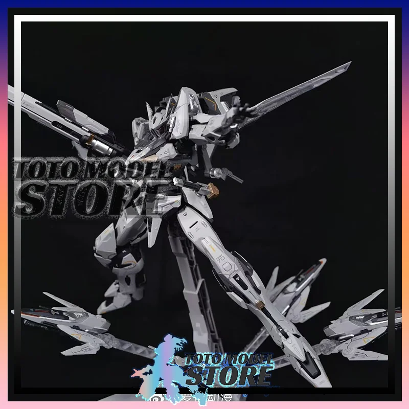 

[IN-STOCK]Robox Animation MG 1/100 BAILU Air Combat Custom Model Kit Armored Colossus Assembly Action Figure Robot Plastic Toy