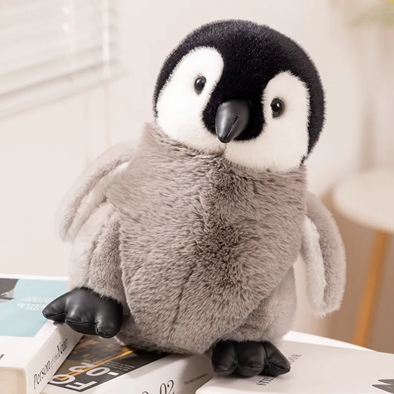 Kawaii Simulou Pinguim Brinquedos De Pelúcia Para Crianças, Bonecas De Pelúcia Macia, Animais Marinhos, Almofada Bonita, Presente Adorável Do Bebê, Engraçado, 22 cm, 35cm