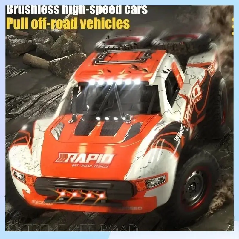 JJRC Q130 1:12 70KM/H 4WD RC Car with Light Brushless Motor Remote Control Cars High Speed Drift Monster Truck Adults Kids Toys