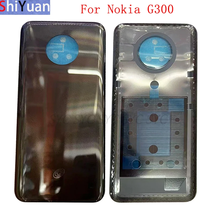 Original Battery Cover Rear Door Housing Case For Nokia G300 Back Cover with Logo Replacement Repair Parts