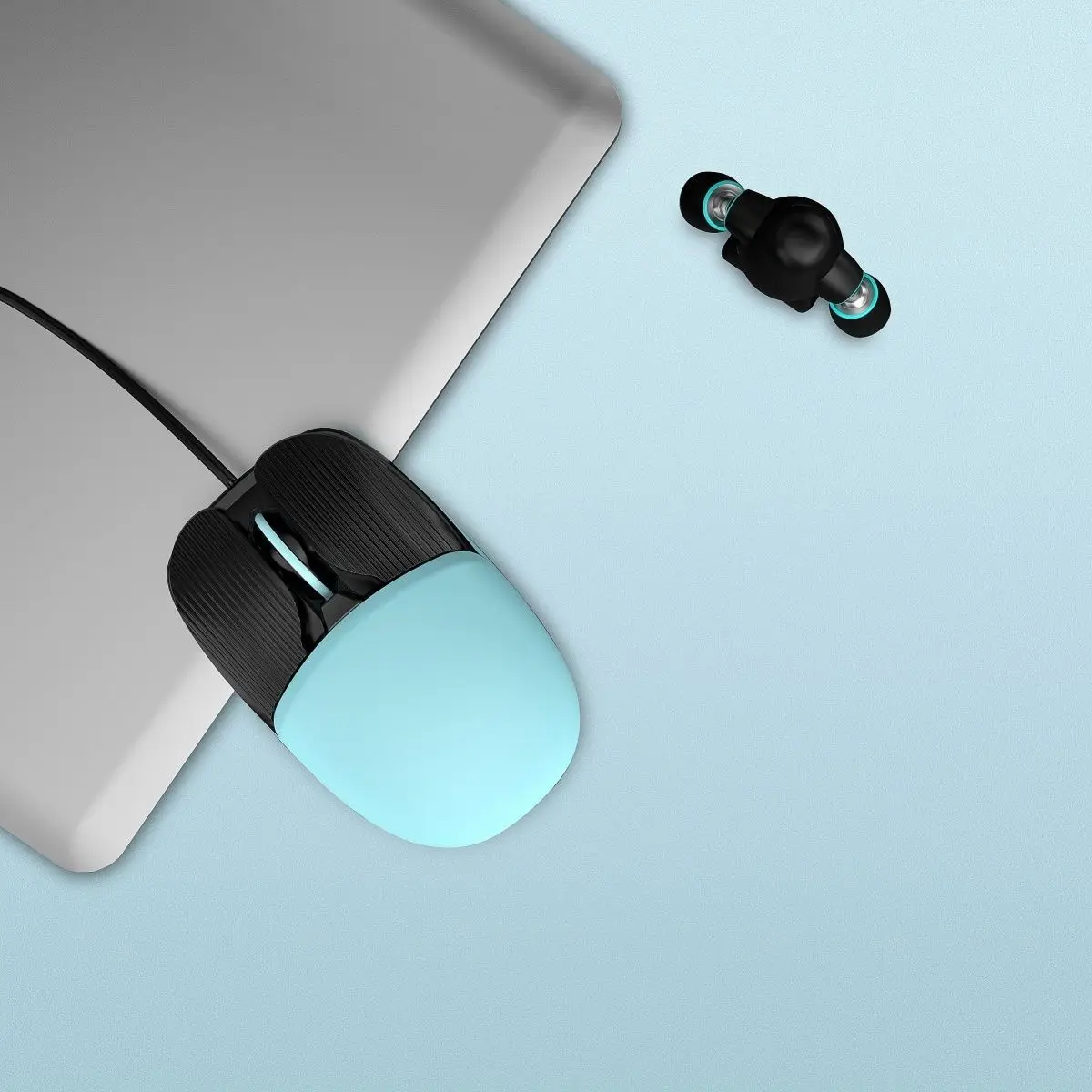 Anpassbare Gaming-Maus, kabelloses Bluetooth, Drei-Modus-Verbindung, RGB