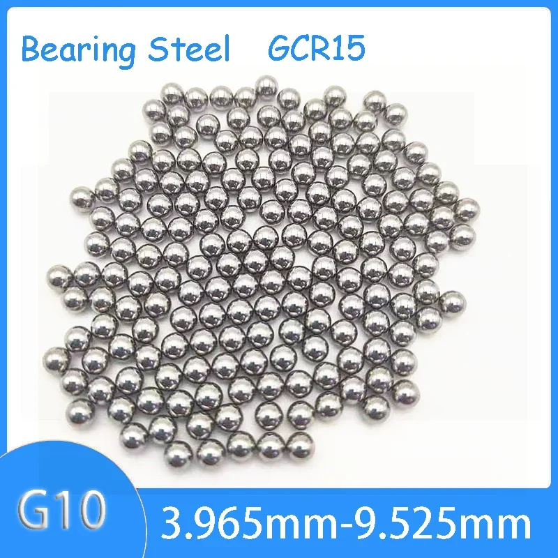 10pcs~500pcs G10 Bearing Steel Balls 3.965mm-9.525mm Solid Smooth High Precision GCR15 Bearing Steel Ball Spherical Bead Ball