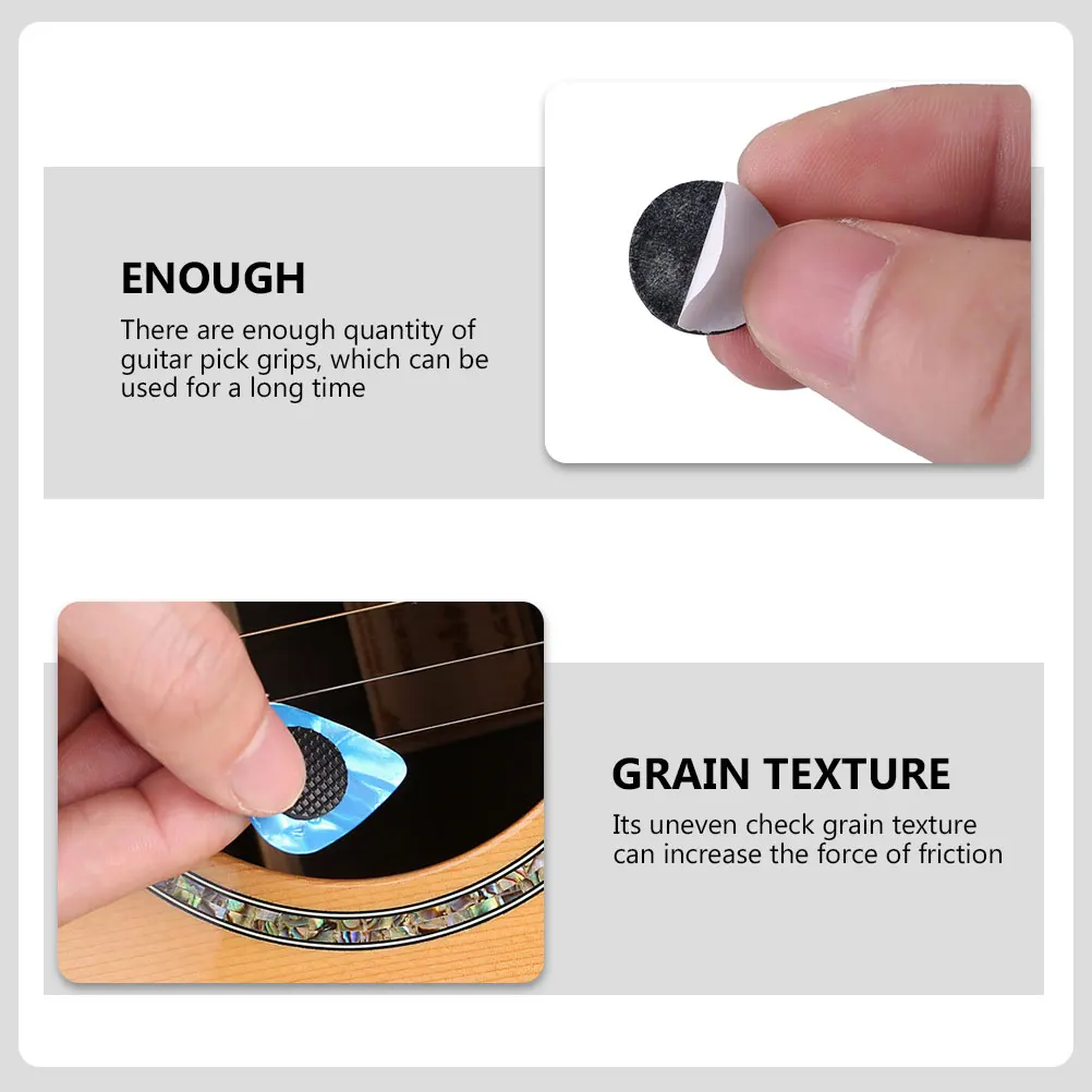 

20 Pcs Guitar Pick Handle Round Rubber Grip Handheld Device Grips Non-slip Picks with