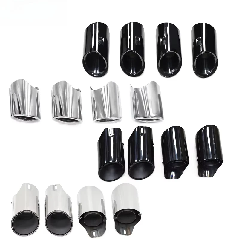 

SYPES Car Exhaust Tip For 2014-2024 Panamera 4S GTS 3.0T 304 Stainless Steel Muffler Tip