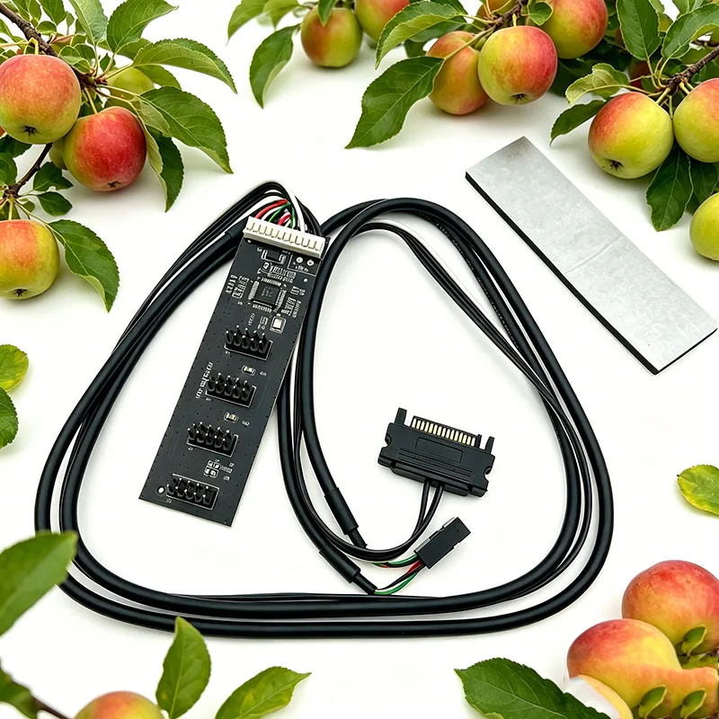NEW USB2.0 9Pin Header Splitter With SATA Power Cable 9Pin Internal USB Hub Extension USB 2.0 Splitter Connector For Motherboard