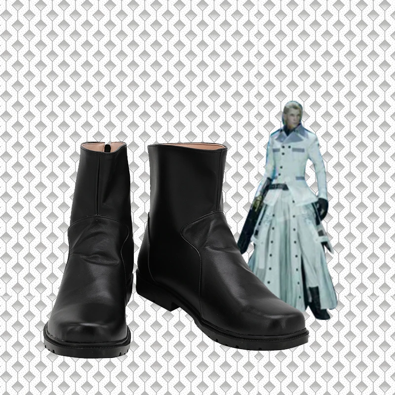 

Game Final Fantasy 7 Rufus Shinra Cosplay Shoes Boots Props Halloween Party Role Play Custom Made Aksesori