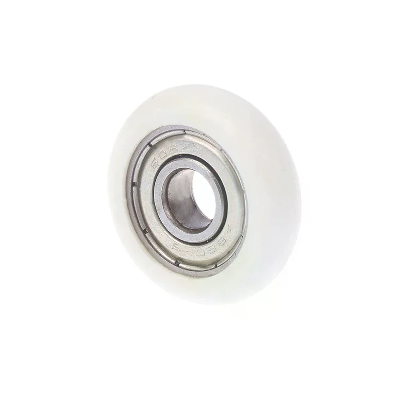 1Pc 608ZZ 8*30*8.5mm POM Nylon Round Type Roller Wheel POM Wrapped 608ZZ Bearing Pulley Plastic Wheel